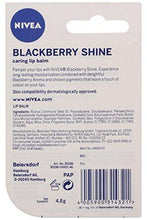 Nivea Lip Care Fruity Shine, Blackberry, 4.8g