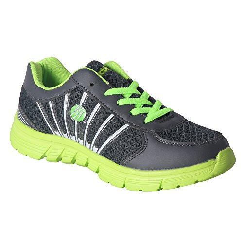 Action Shoes Women's Grey-Green Running Shoes - 8 UK/India (40 EU)(451-GREY-GREEN) - NEIGHBOUR JOY