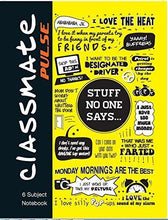 Classmate Premium 6 Subject Spiral Notebook - 203mm x 267mm, Soft Cover, 300 Pages, Unruled - NEIGHBOUR JOY